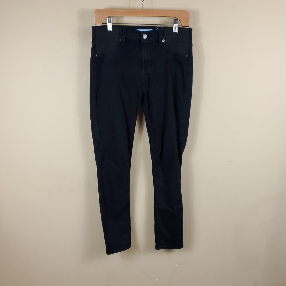 7 for All Mankind B In Bair Black Skinny Ankle Size 26